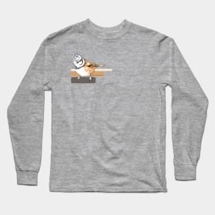 Crested Tit Watercolour Long Sleeve T-Shirt